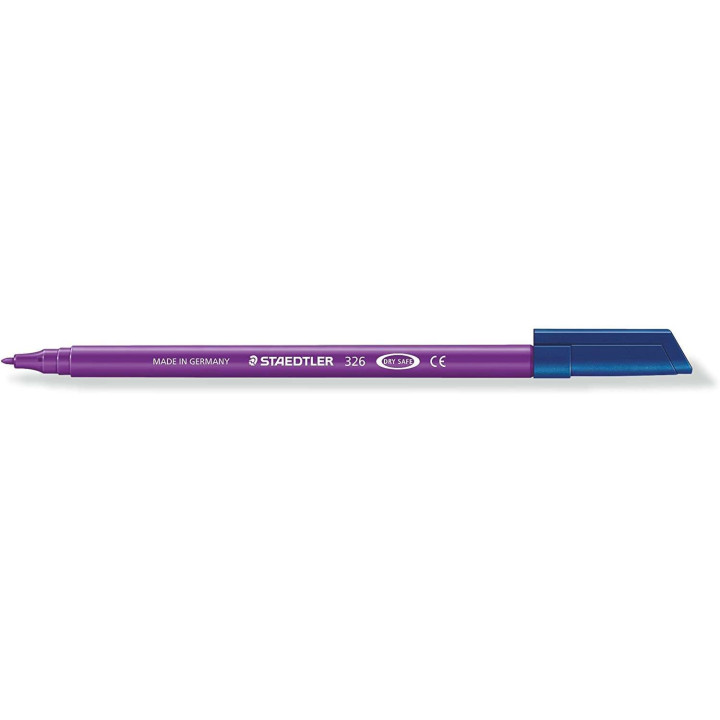 Staedtler Noris 326 Rotulador de Punta Fina - Trazo 1mm Aprox - Tina Base de Agua - Color Violeta