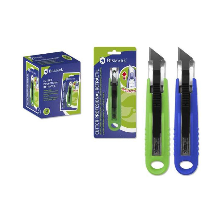 Bismark Cutter Profesional Retractil - Empuñadura de Plastico