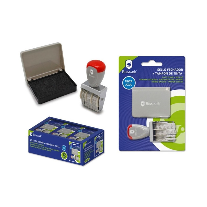 Bismark Sello Fechador + Tampon Azul - Años desde 2020 hasta 2032
