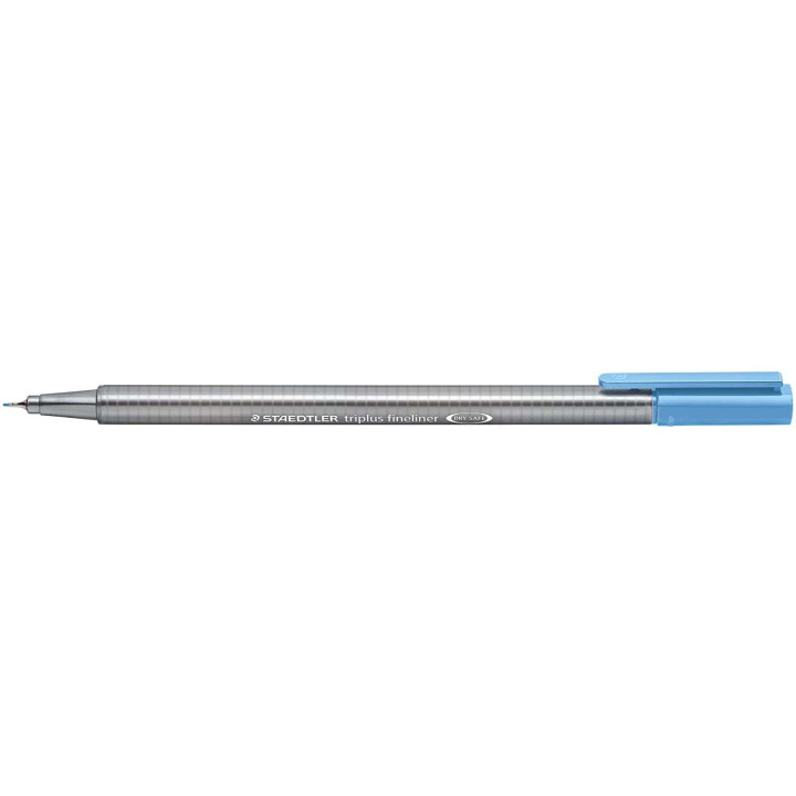 Staedtler Triplus Fineliner 334 Rotulador de Punta Fina - Trazo de 0.3mm - Tinta Base de Agua - Color Azul Cielo