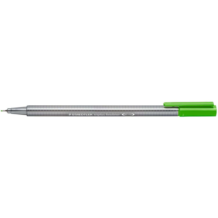 Staedtler Triplus Fineliner 334 Rotulador de Punta Fina - Trazo de 0.3mm - Tinta Base de Agua - Color Verde Claro