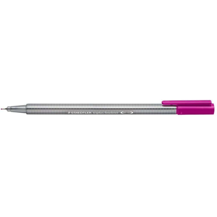 Staedtler Triplus Fineliner 334 Rotulador de Punta Fina - Trazo de 0.3mm - Tinta Base de Agua - Color Violeta Oscuro