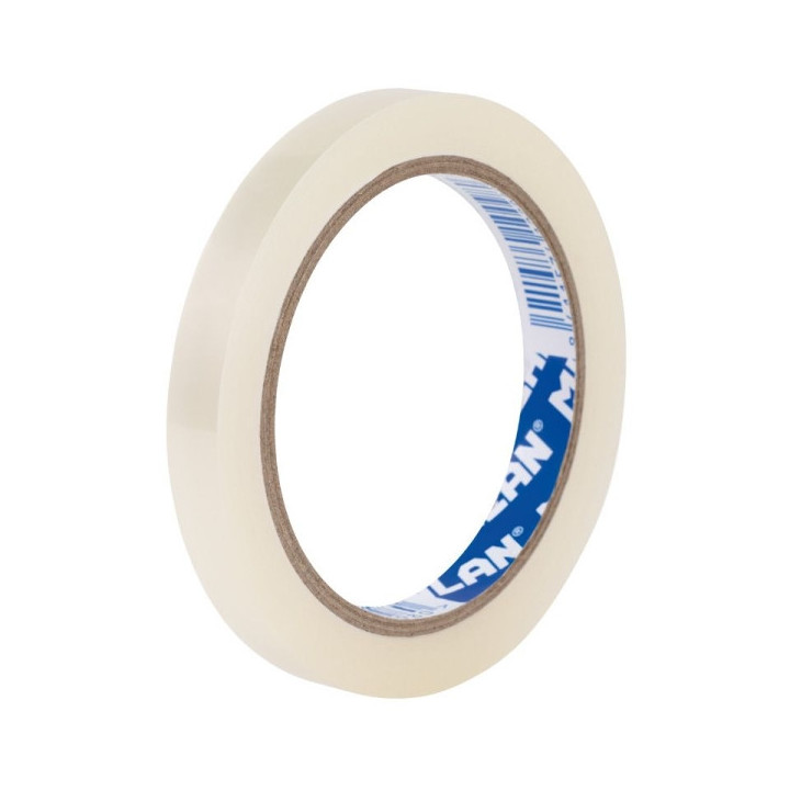 Milan Cinta Adhesiva Transparente - Medidas 12mm x 66m - Color Transparente Brillante
