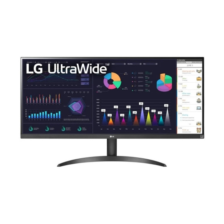 LG Ultrawide Monitor 34" LED IPS UltraWide FullHD 100Hz FreeSync - Respuesta 5ms - Angulo de Vision 178º - Ajustable en Altura