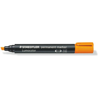 Staedtler Lumocolor 350 Rotulador Permanente - Punta Biselada 2-5mm aprox. - Tinta Base de Alcohol - Secado Rapido - Color Nara