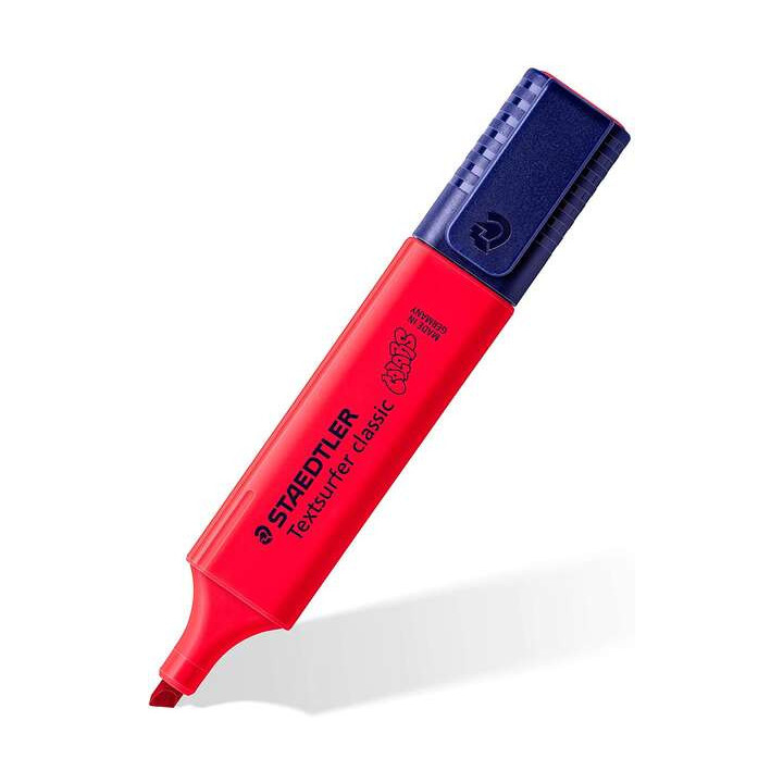 Staedtler Textsurfer Classic 364 Marcador Fluorescente - Punta Biselada - Trazo entre 1 - 5mm - Tinta con Base de Agua - Color