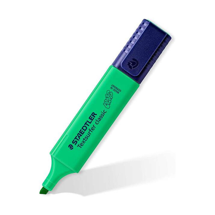 Staedtler Textsurfer Classic 364 Marcador Fluorescente - Punta Biselada - Trazo entre 1 - 5mm - Tinta con Base de Agua - Color