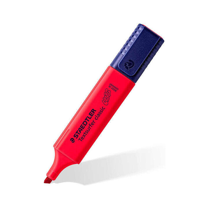 Staedtler Textsurfer Classic 364 Marcador Fluorescente - Punta Biselada - Trazo entre 1 - 5mm - Tinta con Base de Agua - Color