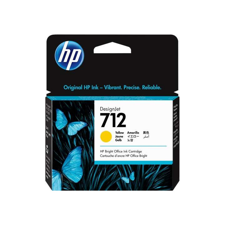 HP 712 Amarillo Cartucho de Tinta Original - 3ED69A