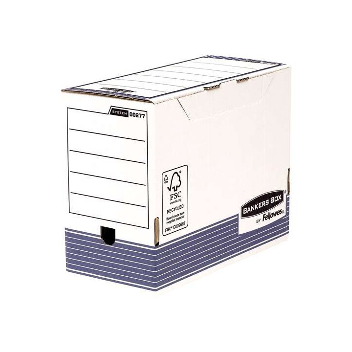 Fellowes Bankers Box Caja de Archivo Definitivo 150mm A4 - Montaje Automatico Fastfold - Carton Reciclado Certificacion FSC