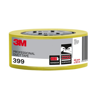 3M Cinta Adhesiva Americana - para Superficies Rugosas - 44mm x 50m - Alta Visibilidad - Color Amarillo