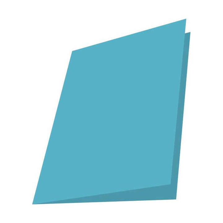 Mariola Pack de 50 Subcarpetas de Cartulina 180gr - Formato Folio - Ranura para Fastener - Color Azul