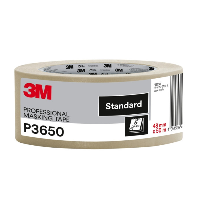 3M Cinta de Enmascarar Profesional - 48mm x 50m - Color Blanco