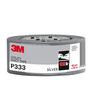 3M Cinta Adhesiva Americana - 48mm x 25m - Color Plata