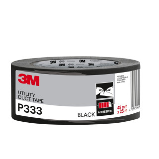 3M Cinta Adhesiva Americana - 48mm x 25m - Color Negro