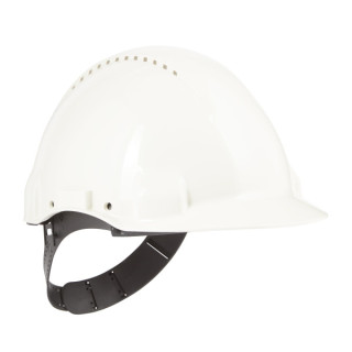 3M Casco de Proteccion - con Ventilacion - Sensor Uvicator - Pin de Ajuste - Color Blanco