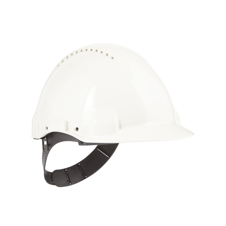 3M Casco de Proteccion - con Ventilacion - Sensor Uvicator - Pin de Ajuste - Color Blanco