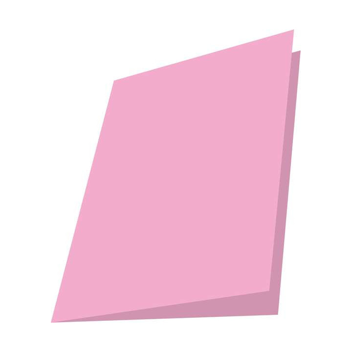 Mariola Pack de 50 Subcarpetas de Cartulina 180gr - Formato Folio - Ranura para Fastener - Color Rosa