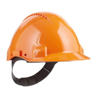 3M Casco de Proteccion - con Ventilacion - Sensor Uvicator - Pin de Ajuste - Color Naranja