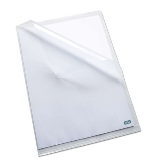 Elba Pack de 10 Dossieres Uñero Standard Folio PP 140 Μicras - Resistente y Duradero - Acabado Piel de Naranja Transparente