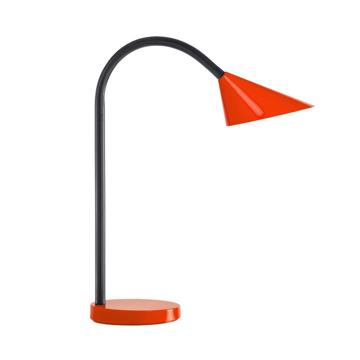 Unilux Lampara de Escritorio Sol - Diseño Moderno y Elegante - Luz LED de Bajo Consumo - Brazo Flexible para Ajustar la Direcc