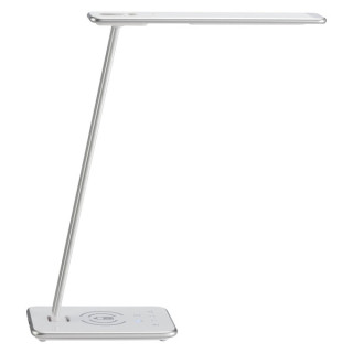 Unilux Lampara de Escritorio LED Jazz - Iluminacion LED de Bajo Consumo - Diseño Moderno y Elegante - Brazo Flexible para Ajus