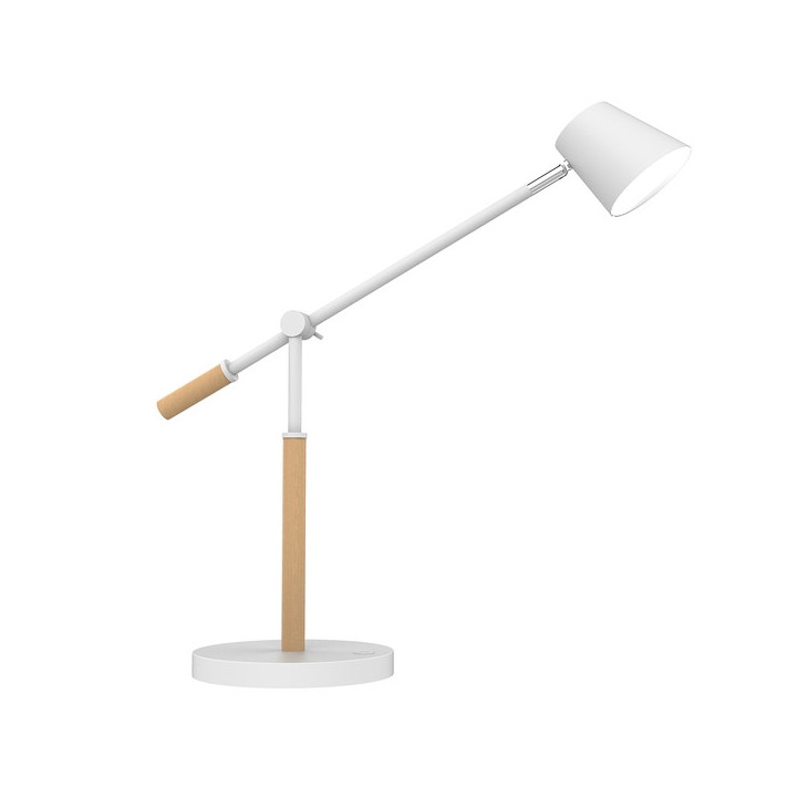 Unilux Lampara de Escritorio LED Vicky - Diseño Moderno y Elegante - Luz LED de Bajo Consumo - Ajustable en Altura y Angulo -