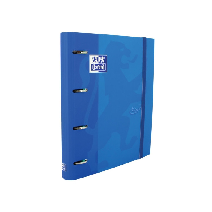 Oxford Touch A4+ Europeanbinder - Tapa Extradura Resistente - Lomo de 45mm - Anillas 4Dx35mm - Incluye Recambio 5x5 - Color Den