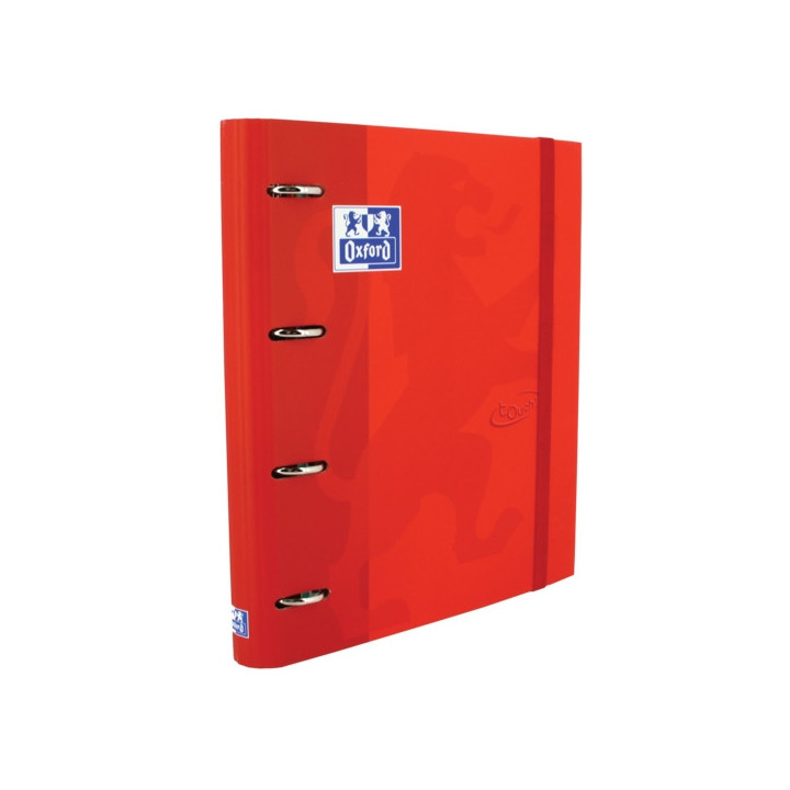Oxford Touch A4+ Europeanbinder - Tapa Extradura Resistente - Lomo de 45mm - Anillas de 4Dx35mm - Incluye Recambio 5x5 - Color