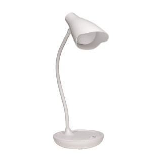 Unilux Lampara de Escritorio LED Ukky - Iluminacion LED de Bajo Consumo - Diseño Moderno y Elegante - Brazo Flexible para Ajus