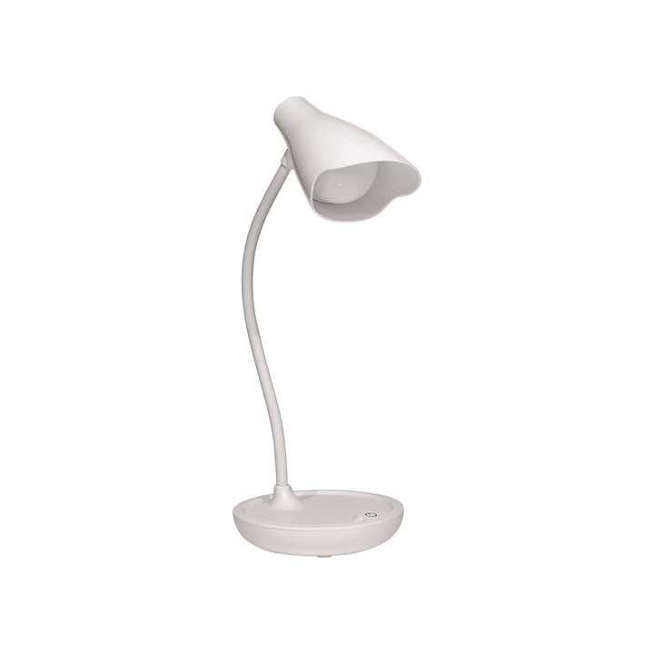 Unilux Lampara de Escritorio LED Ukky - Iluminacion LED de Bajo Consumo - Diseño Moderno y Elegante - Brazo Flexible para Ajus
