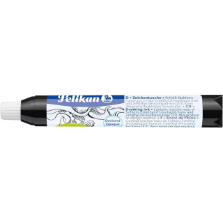 Pelikan Tinta China Pipeta - Ideal para Dibujo y Caligrafia - Resistente al Agua - Secado Rapido - Color Negro