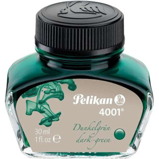 Pelikan Tinta 4001 No.78 - Frasco 30ml - Tintero de 30ml - Asegura el Perfecto Funcionamiento de la Estilografica - Color Verde