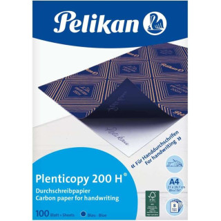 Pelikan Paquete de 100 Papel de Calcar Plenticopy 200H - Alta Calidad - Ideal para Copias Limpias - Resistente y Duradero - Col