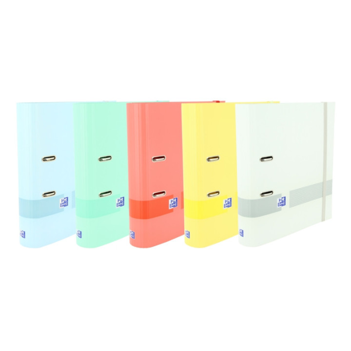 Oxford & You A4+ Archivador Palanca Lomo 70mm - Tapa Extradura Resistente - Mecanismo de Palanca para Facil Acceso - Colores Su