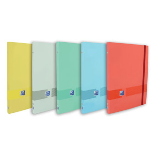 Oxford & You A4+ Carpeta Clasificadora con 12 Separadores de Cartulina - Tapa Extradura - Cierre con Goma Elastica - Colores Su