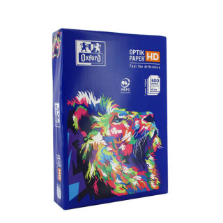 Oxford Optikpaper HD Paquete de 500 Hojas de Papel para Impresora A4 80gr - Compatible con Laser & Inkjet - Alta Calidad de Imp