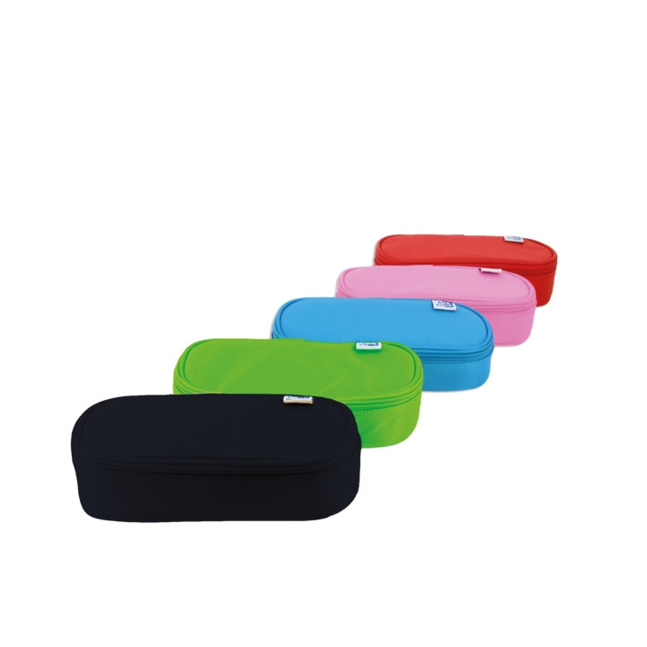 Oxford Kangoo Kids Estuche Cofre 23x11x6cm - Diseño Divertido y Colorido - Amplio Espacio de Almacenamiento - Ideal para Niño