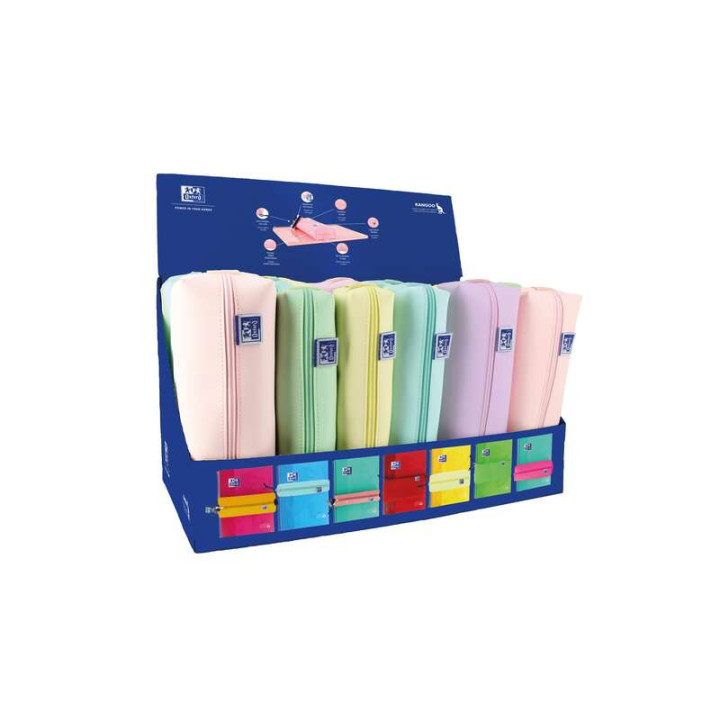 Oxford Kangoo Live & Go Expositor de 22 Estuches Rectangulares (10 pequeños