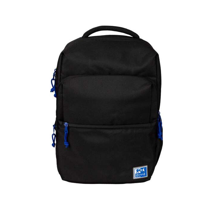 Oxford B-Ready Mochila Escolar - Tirantes Acolchados y Ajustables - Tamaño 42x30x15cm - Color Negro