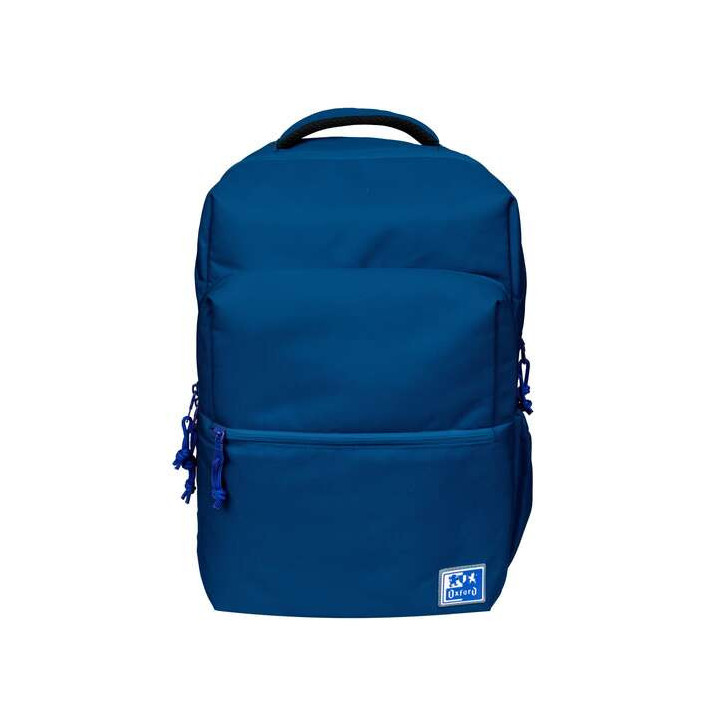 Oxford B-Ready Mochila Escolar - Tirantes Acolchados y Ajustables - Tamaño 42x30x15cm - Color Azul Marino