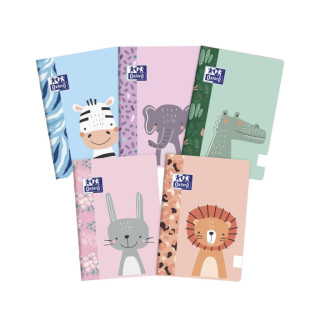 Oxford Kids Libreta Grapada A5+ Lisa Tapa Blanda Tacto Suave Touch - Ideal para Niños - Tamaño A5+ - Tapa Blanda con Tacto Su