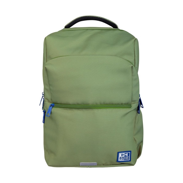 Oxford B-Ready Mochila 28L - Tamaño 42x30x15cm - Bolsillo acolchado - Asa Superior - Poliester Reciclado RPET - Color Verde