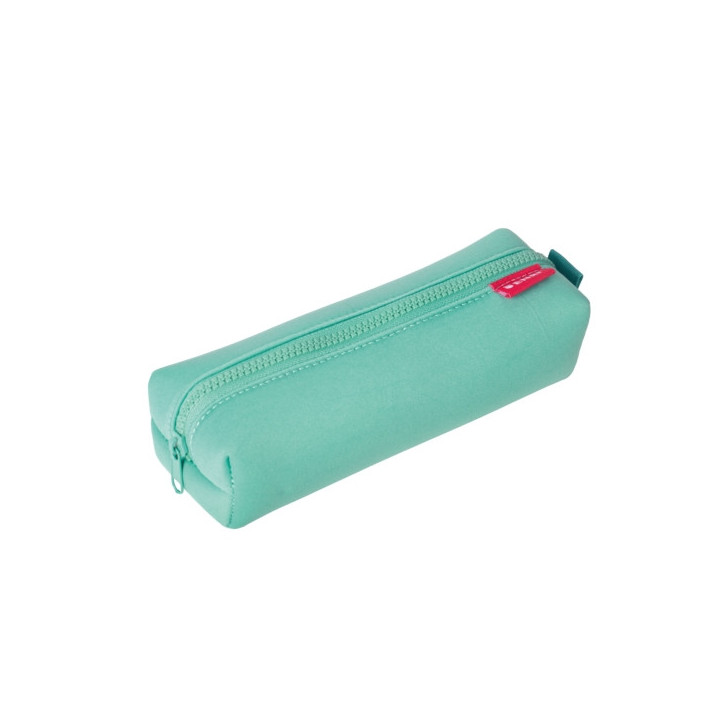 Enri Estuche Portatodo de 1 Compartimento - Fabricado en Neopreno - Color Verde Azulado