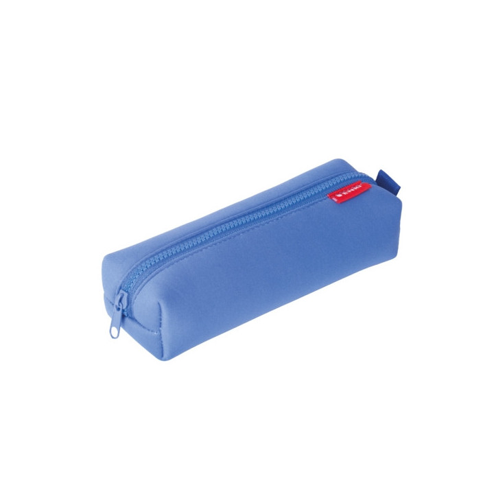 Enri Estuche Portatodo de 1 Compartimento - Fabricado en Neopreno - Color Azul
