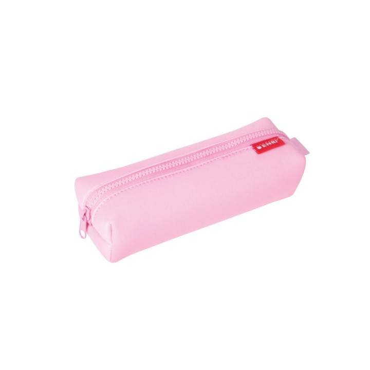 Enri Estuche Portatodo de 1 Compartimento - Fabricado en Neopreno - Color Rosa
