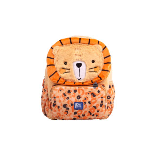 Oxford Kids Mochila Infantil 8.5L Tacto Suave Peluche Surtido Leo Leon - Diseño Adorable de Leon - Tacto Suave y Comodo - Capa