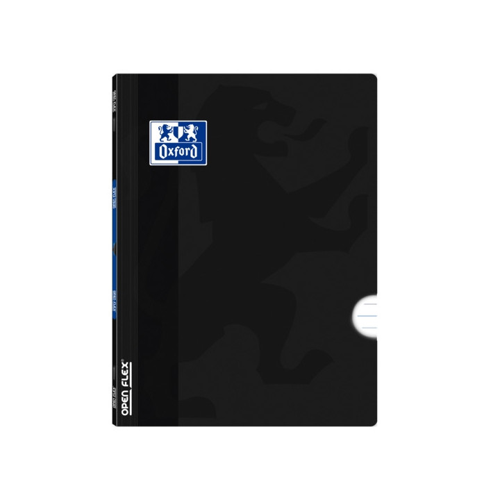 Oxford Libreta Grapada Openflex A4 - Tapa de Plastico Resistente - Grapada para Mayor Durabilidad - 1 Linea con Margen para Esc