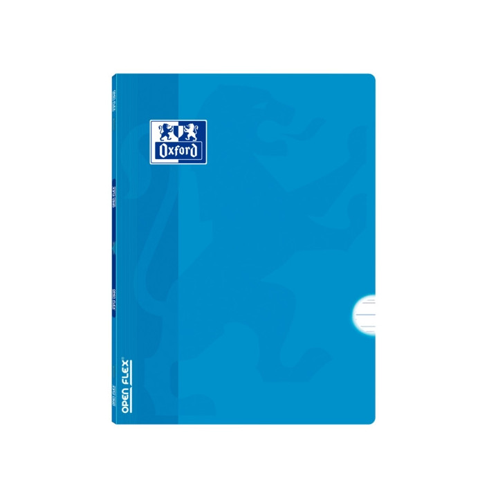 Oxford Libreta Grapada Openflex A4 - Tapa de Plastico Resistente - Grapada para Mayor Durabilidad - Pauta 3.5 con Margen para E