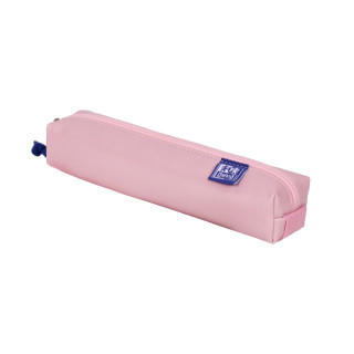 Oxford Kangoo & You Estuche Cuadrado Pequeño - Fabricados en Napa - Goma Elastica para unirlo al Cuaderno - Color Rosa